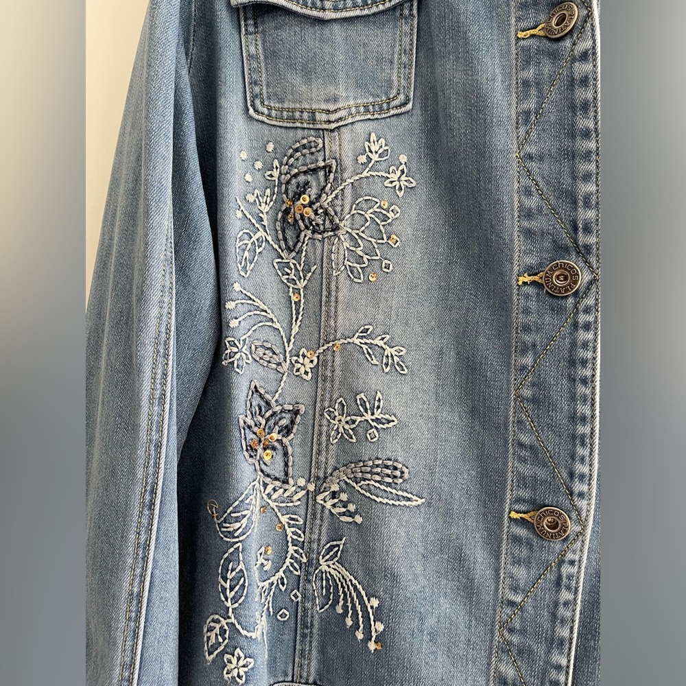 Chicos Jean Jacket - image 2